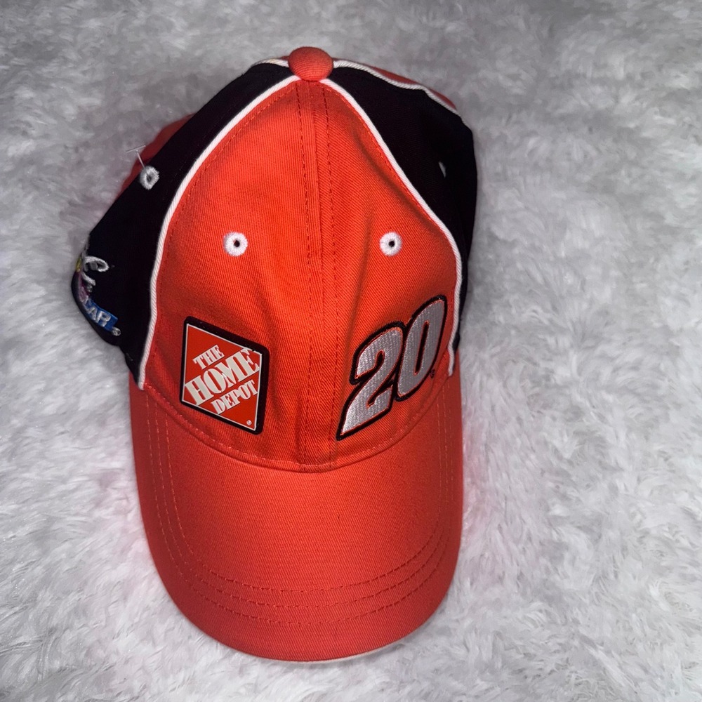 Chase Authentics Hat Mens S/M Orange Excellent NASCAR Home Depot Tony Stewart